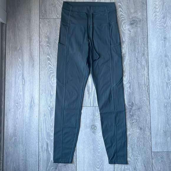 Zyia Sage Luxe Drawstring Pocket Luxe 7/8 length - size 0 - Picture 2 of 4